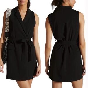 Anthropologie Sleeveless Blazer Dress